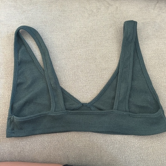 NWOT Ribbed Bra/Bralette top - Picture 2 of 2